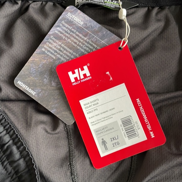 Helly Hansen Black Rask Shorts NWT - Picture 9 of 10